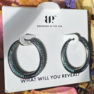 Bomb Party, Sirens Collection 2025 - Hoop Earrings “Phantom Waters” (ER80145)